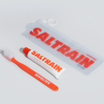 ⁦سالترين مجموعة السفر معجون مع فرشاة بالفلورايد للحماية من التسوس - 30جم⁩ - الصورة ⁦3⁩