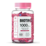 ايليمينت بيوتين 1000 للشعر والبشرة والأظافر - 60 قطعة حلوى