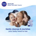 ⁦شامبو وسائل استحمام للأطفال هيد تو تو بخلاصة زهرة البكورية من نيفيا - 500مل⁩ - الصورة ⁦3⁩