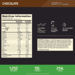 ⁦أوبتيموم نيوترشن سيرياس ماس مسحوق بنكهة الشوكولاتة - 6 باوند⁩ - الصورة ⁦3⁩