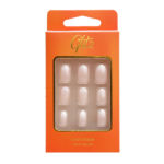 أظافر صناعية لصق ذاتي فرنسي طبيعي شكل بيضاوي (15) من جلتز