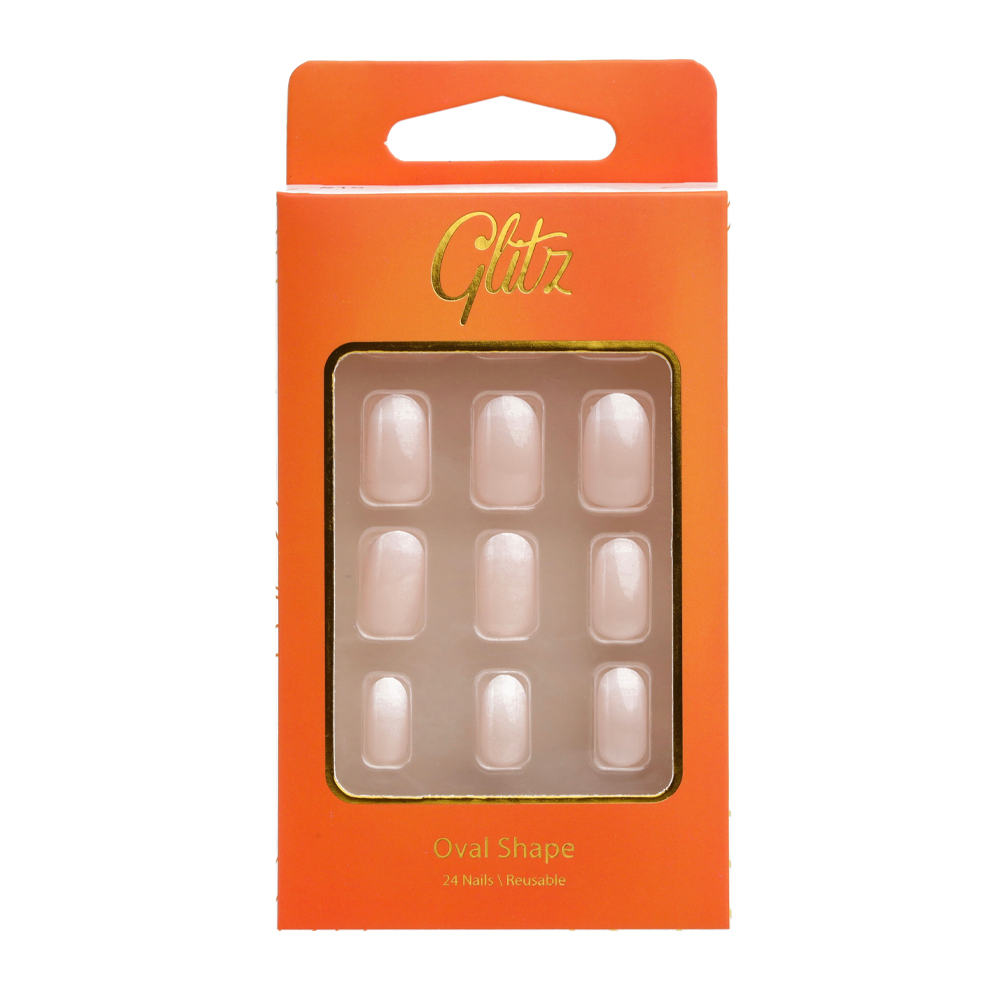 67964849_1739442607_ff5b30b196e2eea7c09f94b8ef28e866 أظافر صناعية لصق ذاتي فرنسي طبيعي شكل بيضاوي (15) من جلتز - الصورة 1