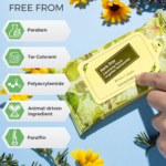 ⁦ذا فيس شوب هيرب داي مناديل مزيلة للمكياج - 20 منديل مبلل⁩ - الصورة ⁦3⁩