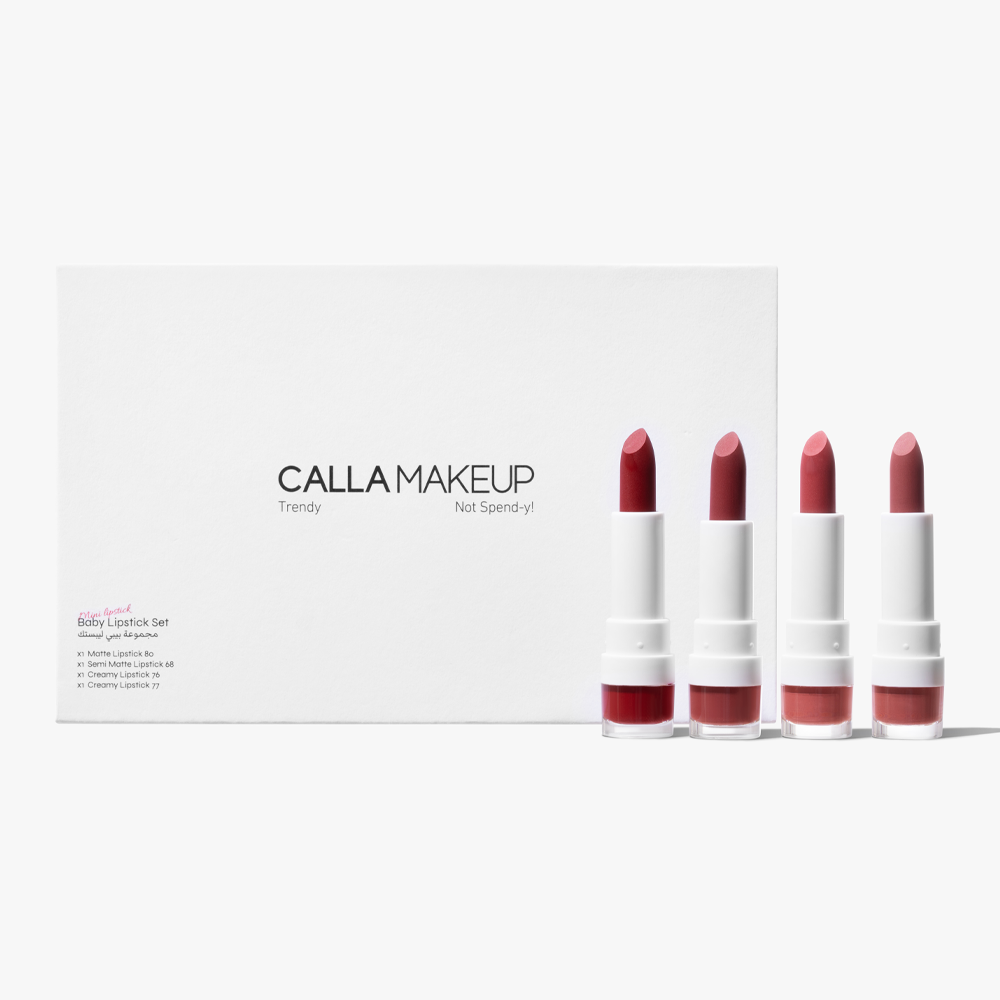 68952088_1761809943_83c20bbb27a89e8693be5ba0a0080a92 كالا ميك اب مجموعة بيبي ليبستك - 4 قطع - الصورة 1