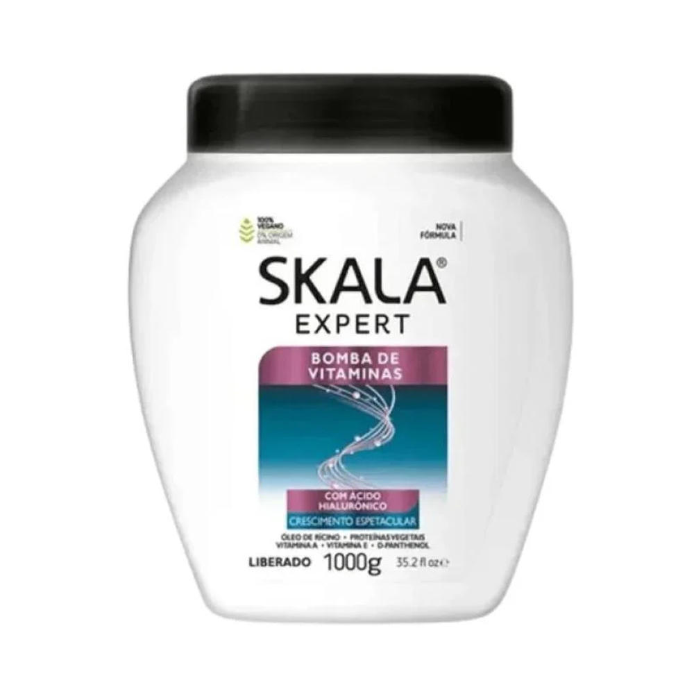 69130463_1754476644_a8ae1665cdcafe57d76a55d8337aa472 سكالا اكسبرت كريم معالجة الشعر بومبا دي فيتامينس - 1000 جم - الصورة 1