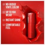 ⁦ميبلين سوبر ستاي فينيل انك احمر شفاه سائل⁩ - الصورة ⁦6⁩