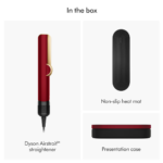 ⁦مملس الشعر إيرستريت من دايسون - رِد ڤيلڤيت & جولد⁩ - الصورة ⁦2⁩