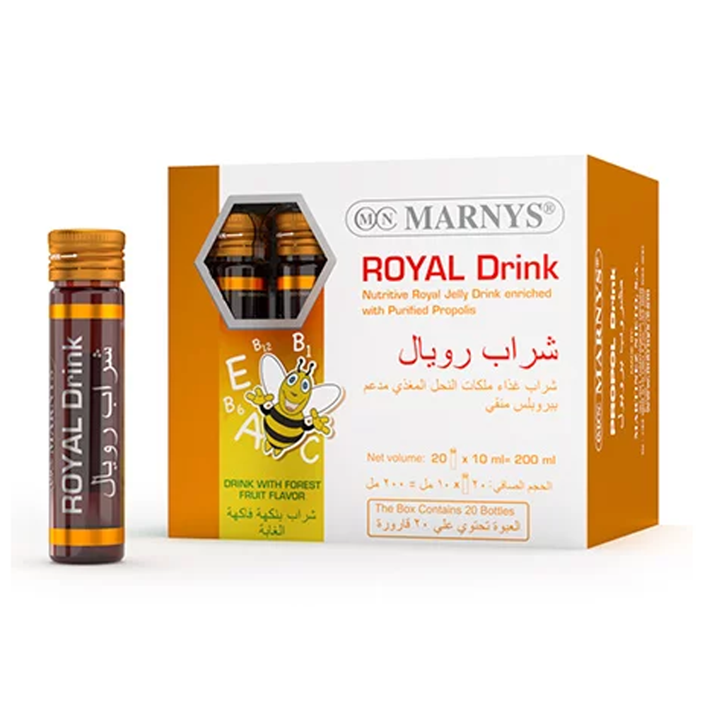 7068118_1737440816_f011ebdcf2365702fd085e9b3e3372fb مارنيز شراب رويال - 20 قارورة × 10مل - الصورة 1