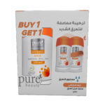 مزيل الرائحة ستيك لتفتيح البشرة ديف سيلكي من بيور بيوتي - قطعتين