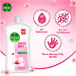 ⁦غسول اليدين للعناية بالبشرة من ديتول - 1000مل⁩ - الصورة ⁦2⁩