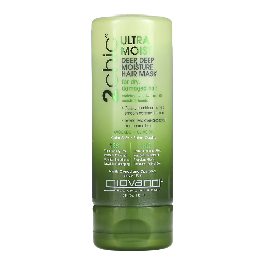 71369864_1715062533_aa772379c97cbf43485e4d9e804ff76e ماسك تو تشيك الترا مويست للترطيب العميق للشعر من جيوفاني - 147مل - الصورة 1