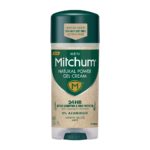 مزيل عرق كريم جل طبيعي للرجال برائحة المسك العنبر من ميتشوم - 96 جرام