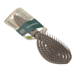 دومبل فرشاة سيليكون طبيعية برائحة القهوة - بني