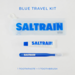 ⁦سالترين مجموعة السفر معجون مع فرشاة بملح رمادي طبيعي - 30جرام⁩ - الصورة ⁦3⁩