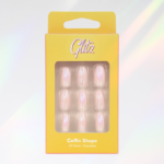 ⁦أظافر صناعية لصق ذاتي كروم زهري شكل (11) من جلتز⁩ - الصورة ⁦2⁩