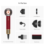 ⁦مجفف سوبرسونيك نيورال من دايسون - رِد ڤيلڤيت & جولد⁩ - الصورة ⁦2⁩