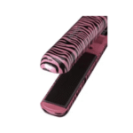 ⁦جوسي ايبر مكواة تمليس الشعر السيراميك - 1.25 انش - اسود ووردي⁩ - الصورة ⁦2⁩