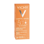 ⁦كريم واقي شمس ايديال سولاي بعامل حماية 50+SPF من فيتشي - 50مل⁩ - الصورة ⁦2⁩