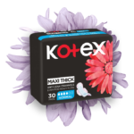 ⁦فوط صحية ماكسي كومفرت & كلين حجم عادي بالأجنحة من كوتكس - 30 قطعة⁩ - الصورة ⁦2⁩