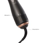 ⁦أولا هير مجموعة تصفيف وتجفيف الاحترافية 2 في 1 ومكواة تلفيف الشعر الأوتوماتيكية - قطعتين⁩ - الصورة ⁦3⁩