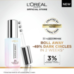 ⁦سيروم جليكوليك برايت للهالات السوداء من لوريال باريس - 20مل⁩ - الصورة ⁦2⁩