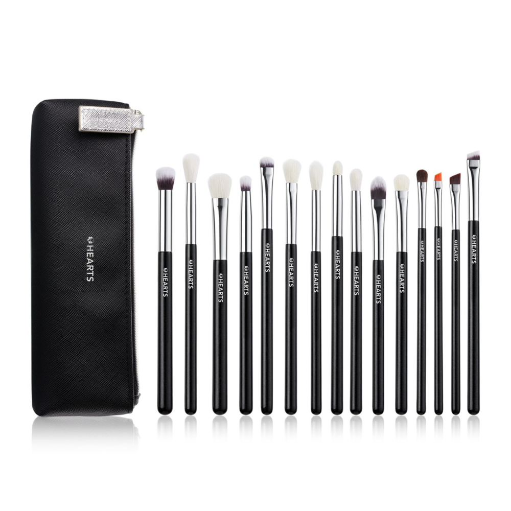 77092790_1743941796_d66d714c80b4f976009ba110df479e5c هارتس مجموعة فرش مكياج العيون الفاخرة - 15 فرشاة - الصورة 1