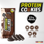 ⁦لابيرفا بروتين كوكيز بالشوكولاتة الداكنة محشوة بالكريمة البيضاء كوكيز وكريمة - 100 جم⁩ - الصورة ⁦2⁩