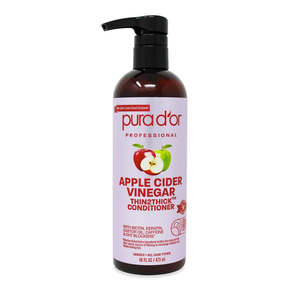 78385031_1745477289_b6367803ccf113417d447128a1e4c682 بيورا دور بلسم خل التفاح لتحويل الشعر من رقيق إلى كثيف - 437 مل - الصورة 1