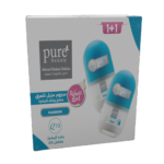 ⁦مزيل عرق رول باشن لتفتيح البشرة وشدها بسيروم Q10 من بيور بيوتي - حبتين⁩ - الصورة ⁦3⁩