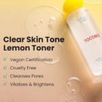 ⁦تونر الوجه بالليمون بحمض ألفا هيدروكسي وبيتا هيدروكسي من توكوبو - 150 مل⁩ - الصورة ⁦2⁩