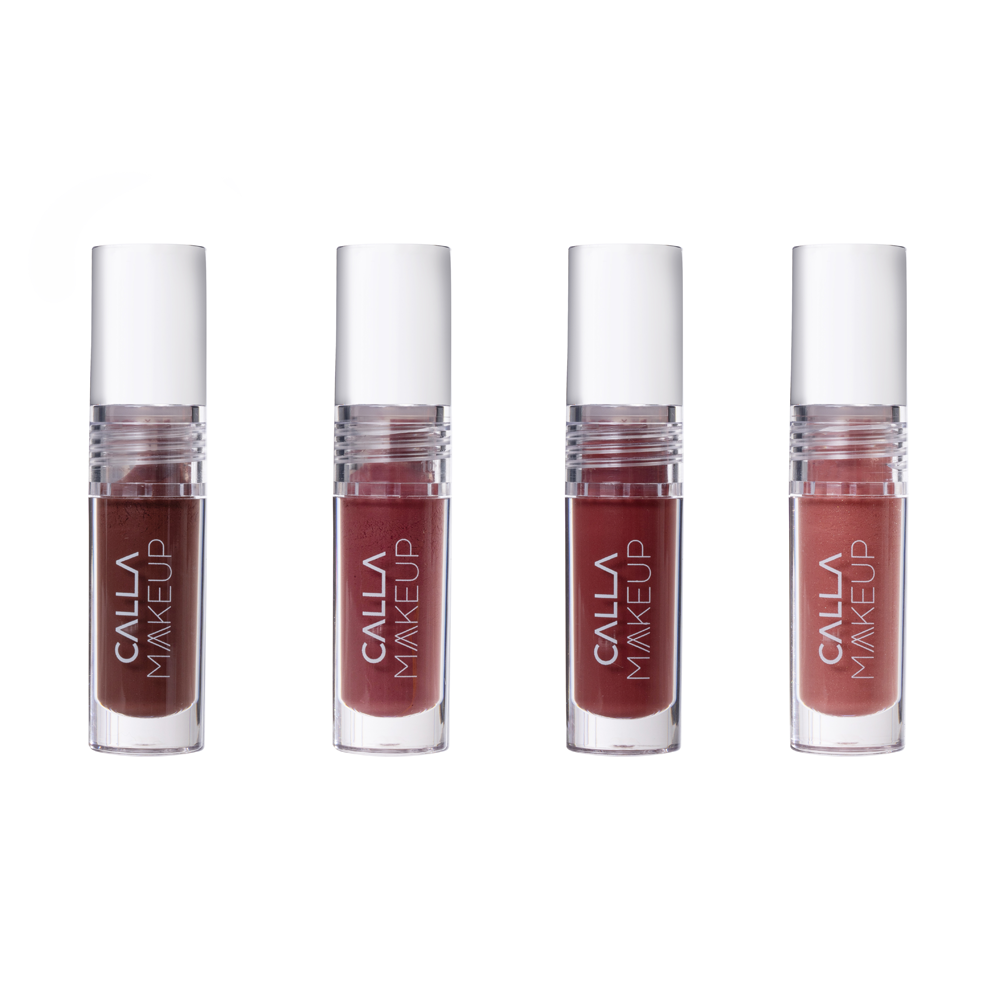 79019608_1736251052_a7a3241eaa8d847ae3754dfead524806 كالا ميك اب مجموعة قلوس ملمع شفاه ميني فينيل - 4 قطع - الصورة 1