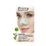 شرائح تنظيف مسامات الأنف بالشاي الأخضر من بريتي - 6 شرائح