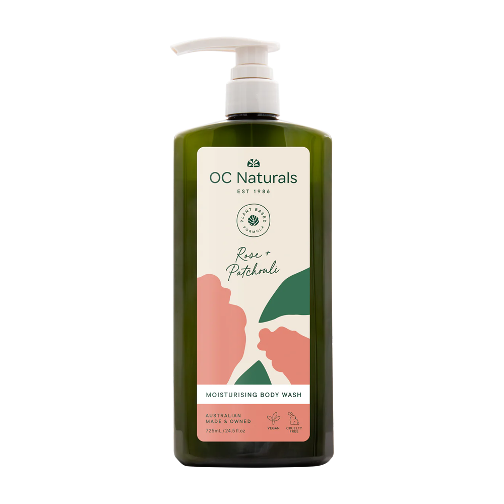 81112760_1742297544_516fe932b5592bfcf9e2c2447121e90c او سي ناتشورالز غسول الجسم المرطب بالورد والباتشولي - 725مل - الصورة 1