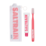 سالترين مجموعة السفر معجون مع فرشاة روز سيترون انتعاش يدوم طويلا - 30جرام