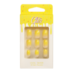 أظافر صناعية لصق ذاتي شكل بيضاوي من جليتز - صني