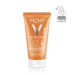 كريم واقي من الشمس كابيتال سوليل بي بي كريم بلون مع عامل حماية +50 بلمسة نهائية دون لمعان من فيتشي - 50مل