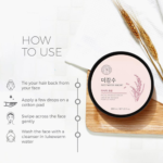 ⁦ذا فيس شوب كريم مساج الوجه بماء الارز لإشراقة البشرة - 200مل⁩ - الصورة ⁦2⁩