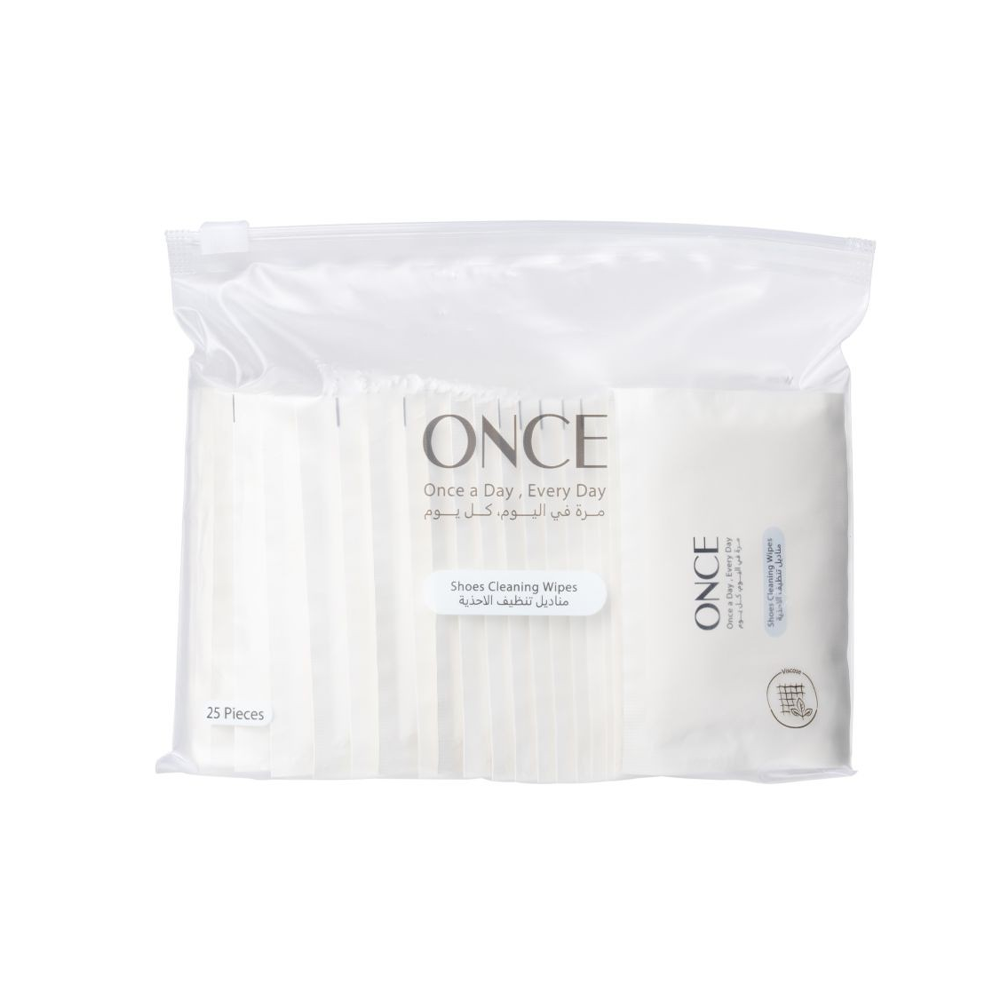 8619200_1748333392_58c245b60f6d1a237142fcbab2722d13 ونس مناديل تنظيف الاحذية - 25قطعة - الصورة 1