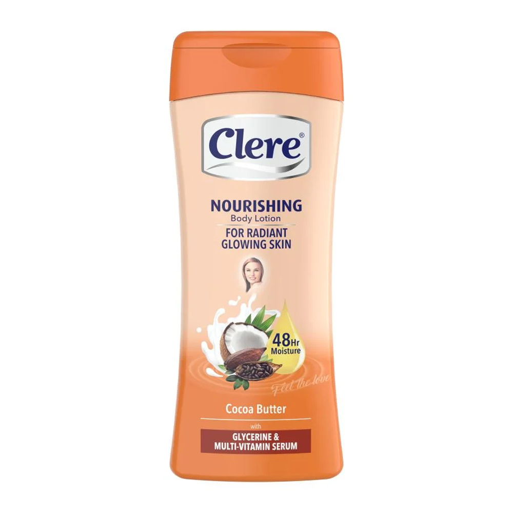 88343048_1739266387_a5d46068b00ac4c1070dee5d84bab03a كلير لوشن جسم نوريشينج بزبدة الكاكاو - 400مل - الصورة 1