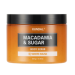 كوندال مقشر الجسم بالمكاديميا والسكر بالمسك الأبيض - 550 جم