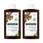 شامبو مقوي للشعر بالكينين والإيديلويس العضوي من كلوران - 2 × 400 مل