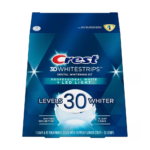 لصقات بروفيشنال وايت مع ليد لايت لتبييض الأسنان من كرست ثري دي - 38 شريحة