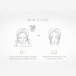 ⁦قناع الوجه سكين فيت بالكولاجين بخطوتين من جيجون - 25مل⁩ - الصورة ⁦2⁩