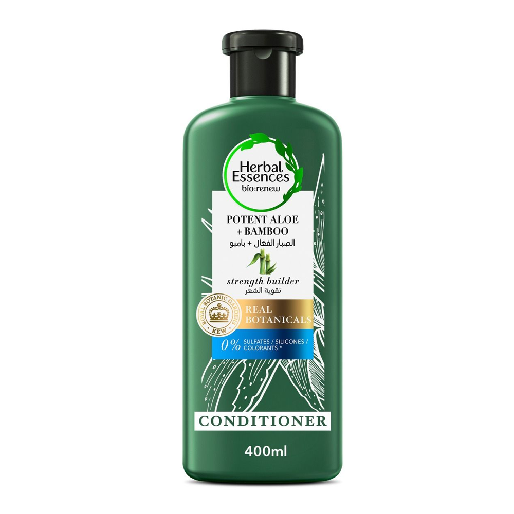 92059745_1742302343_42014c6775be6fb168df28603ba5c07b هيربال إيسنسز بلسم لتقوية الشعر بالصبار الفعال والبامبو - 400 مل - الصورة 1