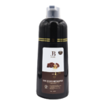 جي بي اورجانيك شامبو صبغة الشيب بزيت الارغان اللون بني غامق 3 في1 - 400مل