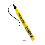 ⁦ميك اوفر22 قلم كحل سائل بريشس ستايل مقاوم للماء - اسود - PE002⁩ - الصورة ⁦2⁩