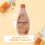 ⁦صابون سائل للاستحمام فيتا ريتش مع خلاصة اللبن والعسل والشوفان من جونسون - 400مل⁩ - الصورة ⁦2⁩