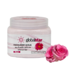 ⁦مقشر الوجه والجسم مستخلص من الورد من جلوبال ستار - 500مل⁩ - الصورة ⁦2⁩