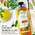 ⁦هيربال إيسنسز بيو رينيو بلسم نعومة زيت مورينغا الذهبي - 400 مل⁩ - الصورة ⁦2⁩