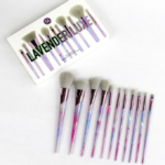 ⁦مجموعة فرش مكياج لافندر لوكس من بي اتش كوزماتيكس - 11 فرشة⁩ - الصورة ⁦3⁩